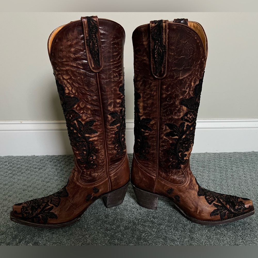 Old Gringo 9 B Nicolette Brass L2310-2 Western Cowboy Cowgirl Boots Valentines - Picture 6 of 14